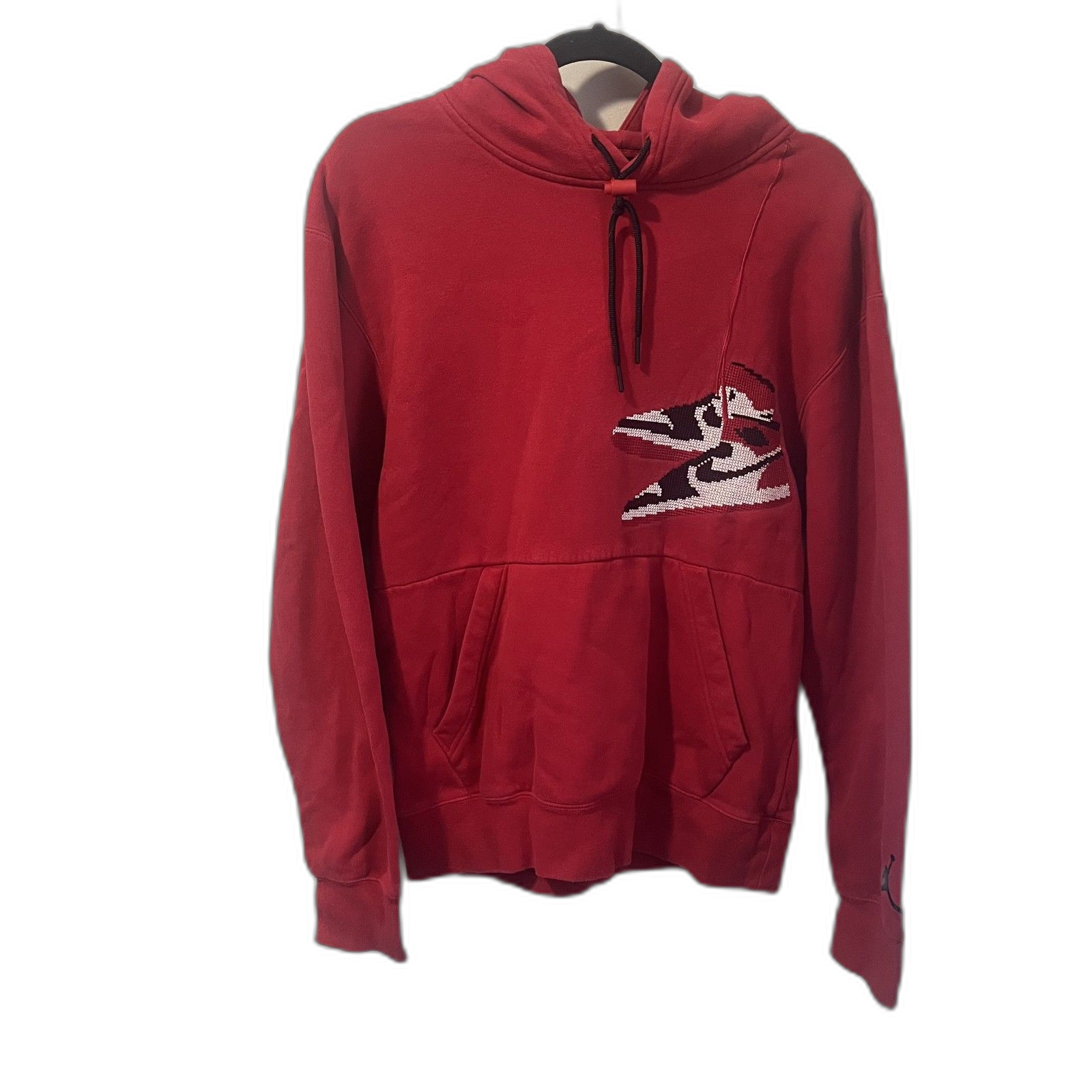 Jordan Brand Air Jordan 1 Graphic Hoodie Red Mens Size Small Ct3457687